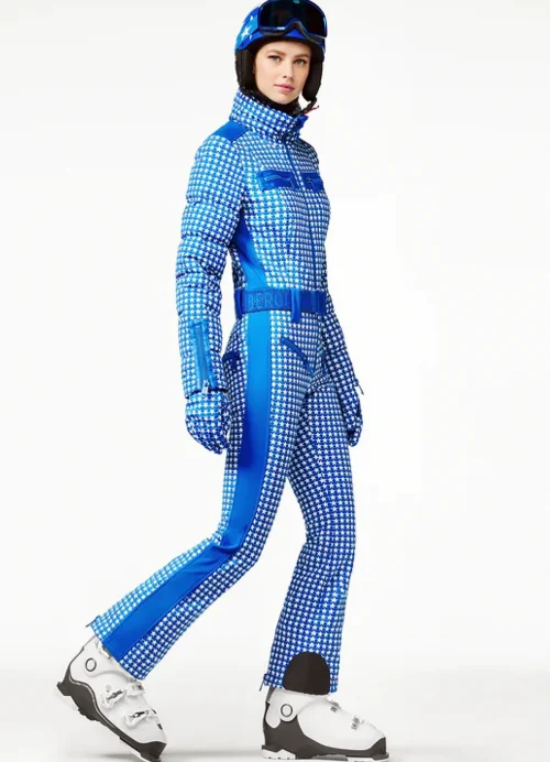 Suit blue stars ski