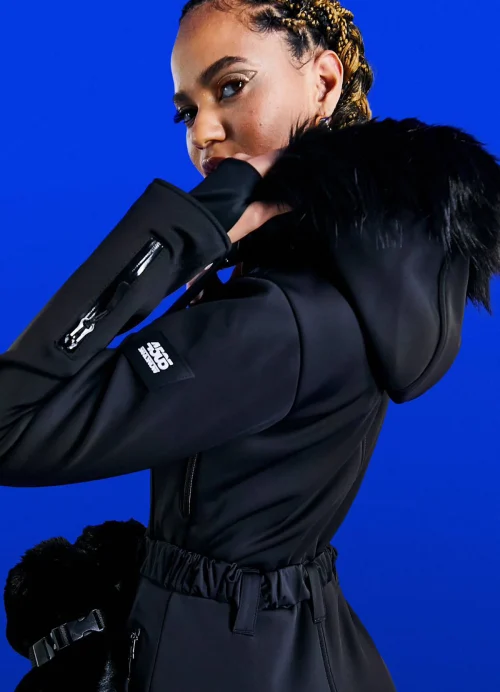 Black suit cuddly
