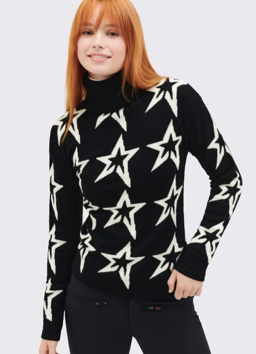 Black sweater stars