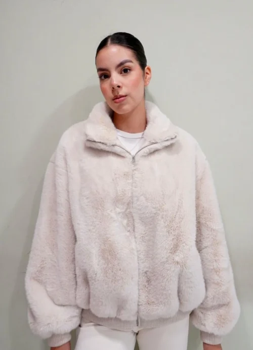 Overcoat white ski winter