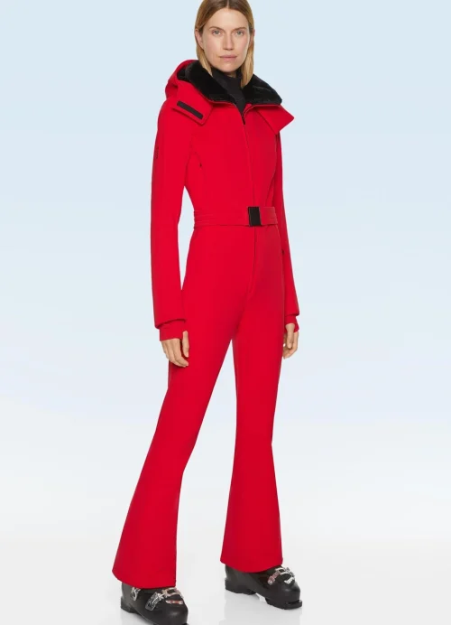 RED winter ski suit