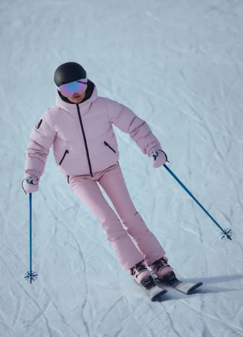 Pink ski set