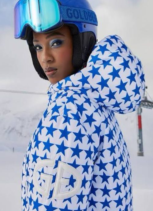 Blue/White Goldbergh Puffer Jacket