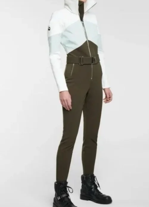 Green/BABY BLUE CORDOVA ski suit